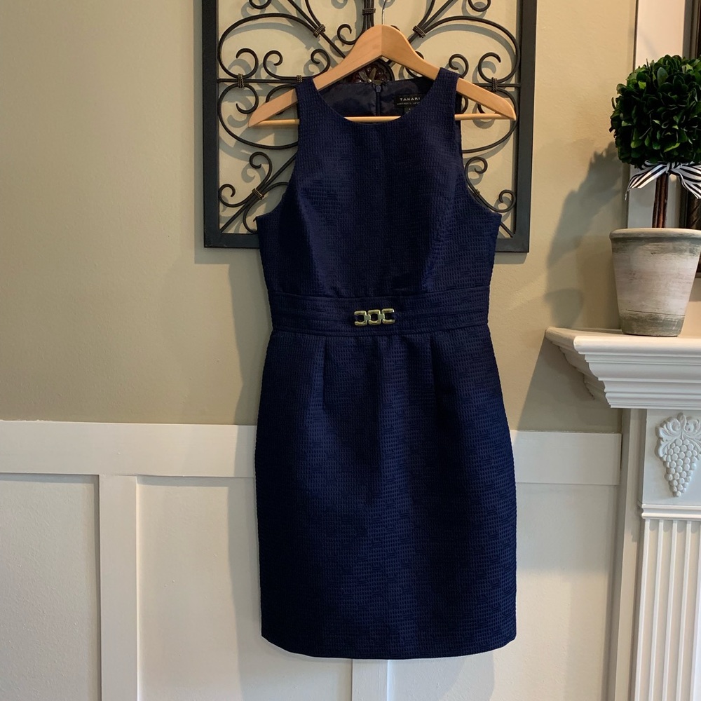 Tahari Blue Dress